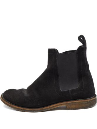 Bottega Veneta suede chelsea boots - Black