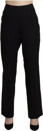 Bencivenga High Waist Straight Trousers - female - BENCIVENGA - Straight Trousers - Black - 2XL - Trousers
