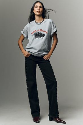 Joe's The Margot Studded High-Rise Straight-Leg Jeans