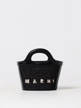 Marni Borsa Tropicalia Marni in rafia intrecciata e pelle