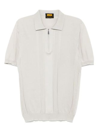 SVEVO piqué-weave polo shirt - Grey