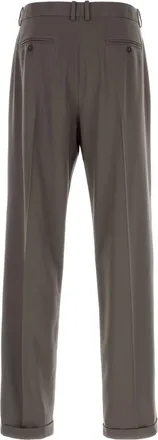 The Row Mens Tosca Pant Brown Wool