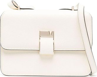 Valextra Nolo small crossbody bag - women - Calf Leather - One Size - Neutrals