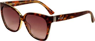 Moschino Womens 55 mm Brown Sunglasses