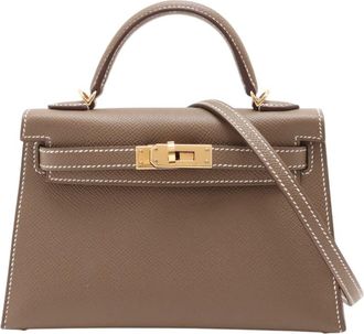 Herm&egrave;s Pre-owned Hermes Mini Epsom Kelly Sellier II 20 Ladies 8GELG4836YO18IZK
