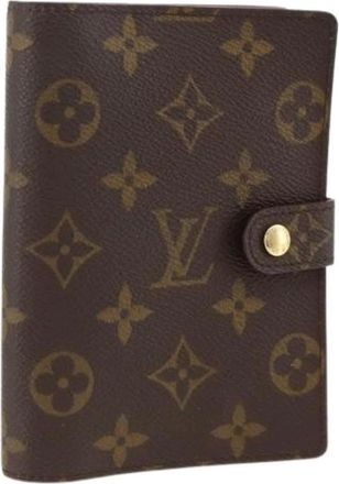 Louis Vuitton Pre-owned Wallets, female, Brown, Size: ONE SIZE Pre-owned Day Planner Cover