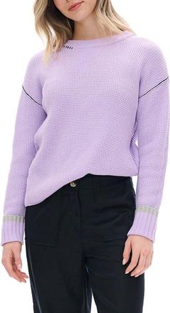 Hatley Waffle Knit Sweater in Light Lilac at Nordstrom, Size X-Large