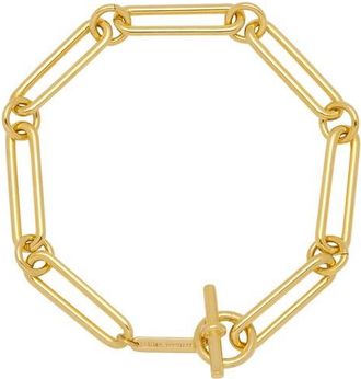 Estella Bartlett Long Link T-Bar Bracelet in Gold at Nordstrom