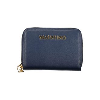 Mario Valentino Mario Valentino Blauwe Polyurethaan Damesportemonnee