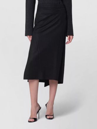 Victoria Beckham asymmetric draped skirt