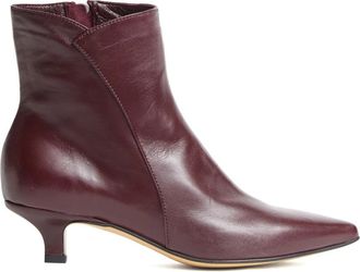 Pomme Dor Tronchetto 4985Tr - Dames - Laarzen met Hak - Rood - 36 EU - Leer - Schoenen