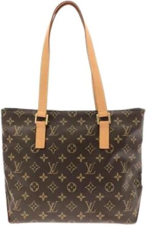 Louis Vuitton Pre-owned Monogram Tote Bag - Dames - Vintage Shopper - Bruin - ONE Size - Vintage
