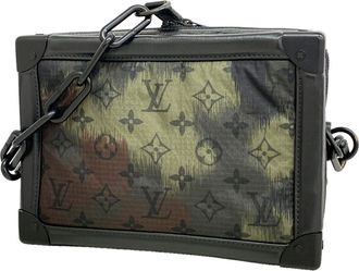 Louis Vuitton Black Khaki Shoulder Bag (Pre-Owned)