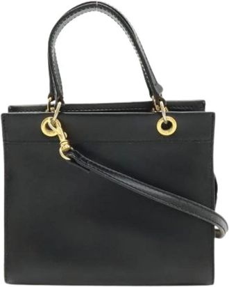 Celine Pre-owned Mini Bag - Dames - Vintage Mini Tas - Zwart - ONE Size - Leer - Vintage
