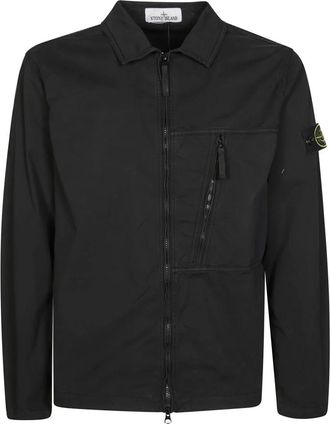 Stone Island Hombre, Camisas, Negro, Talla: 2XL