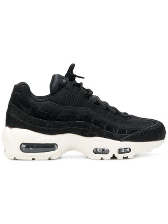 Nike Air Max 95 LX sneakers - women - Calf Hair/Suede/Rubber/Polyester/Polyester - 11.5 - Black