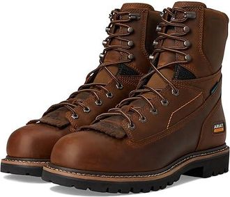 Ariat Longview Shock Shield 8 Waterproof Work Boots Mens Work Boots Copper Brown : 10.5 D - Medium, Leather