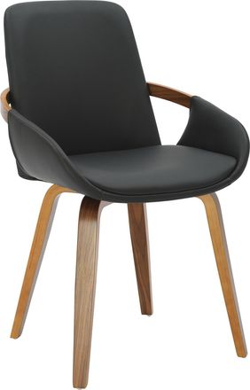 Clp Silla De Comedor Bertol Nogal/negro
