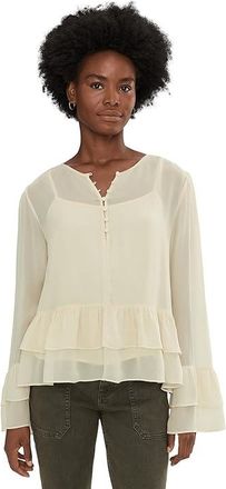 Sanctuary There She Goes Blouse Womens Clothing Vintage Ivory : LG (US 10-12), Viscose