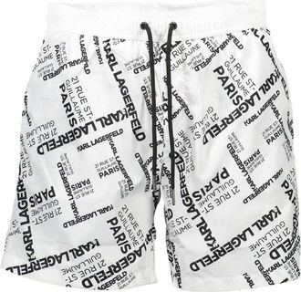 Karl Lagerfeld Polyester Mens Swim Mens Boxer
