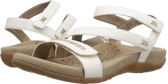 Aetrex Gabby Womens Sandals White : EU 42 (US Womens 10.5-11) M (B), Synthetic