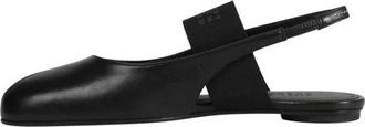 Maison Margiela Anatomic Numeric Slingback - Dames - Ballerinas - Zwart - 36 EU - Leer - Schoenen