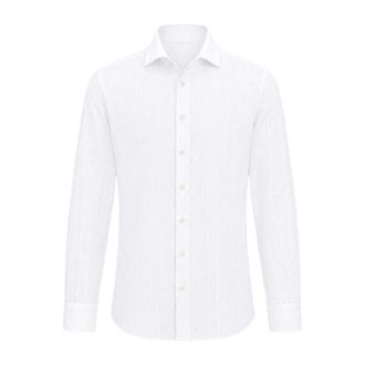 Bastoncino Heren, Overhemden, Wit, Maat: XL