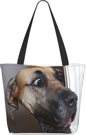 AOOEDM Animal Great-Dane Dog Ladies Shopping Bag 13x11x7in.The Perfect ValentineS Day Gift.It Is The Best ValentineS Day Gift For Mom, Daughter, Wife,Etc