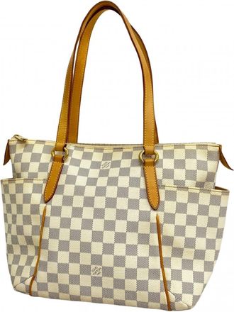 Louis Vuitton White Tote Bag (Pre-Owned)