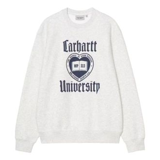 Carhartt Work in Progress Schooling Fleece Sweatshirt Gray I035642-482-XX