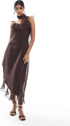 Levi's Abito a trapezio anni 90 Donna XS Marrone Cat Eyes