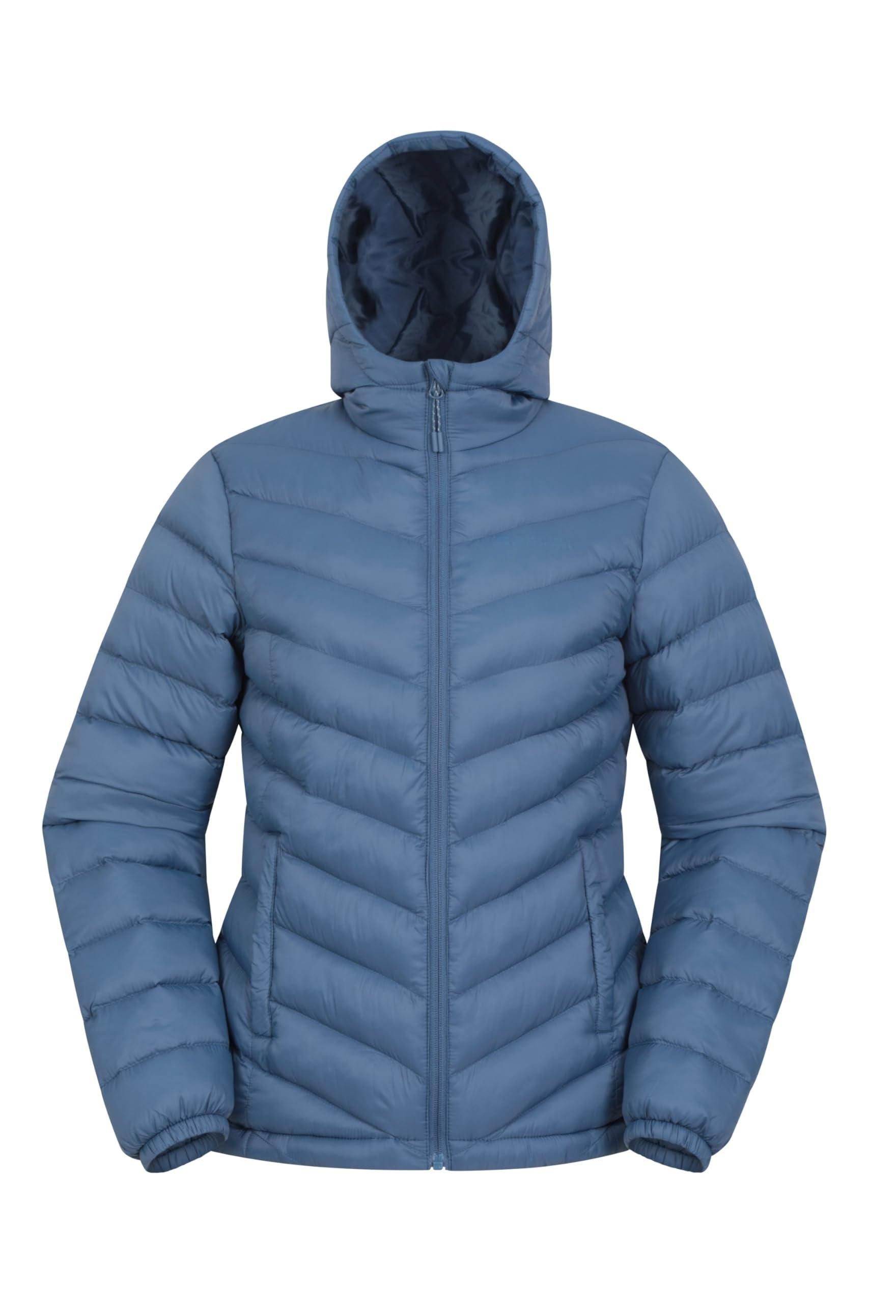 Mountain Warehouse Women's Coat UK 8 Blue Polyester