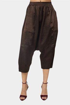 Atelier Delphine Kiko Satin Pants In Espresso