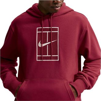 Nike Court Slam Dri-FIT Fleece Hoodie Team Red Pale Ivory IM6637-677