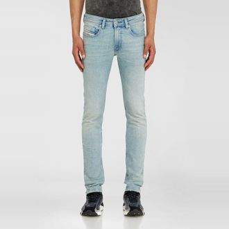 Diesel Skinny Jeans Low Waist 1979 Sleenker, Light blue, Zip fly