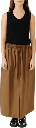 STUDIO NICHOLSON Oates Maxi Skirt In Almond