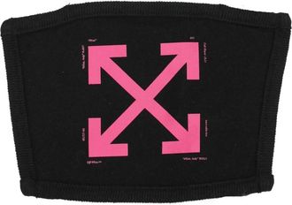Off-white Katoenen Mondmasker - Dames - Accessoires - Zwart - ONE Size - Katoen - Accessoires