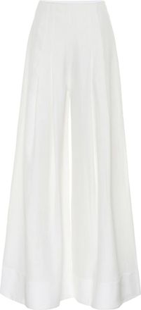 Jacquemus Ecru Le Pantalon Arcello Wide Leg Trousers Size S