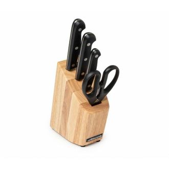 Arcos Juego Cocina 3 Piezas Serie Universal + Tijeras + Taco - Negro - Arcos