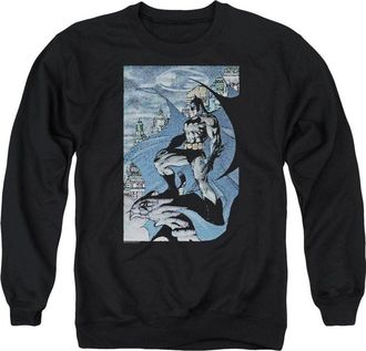 Gildan Batman Seurbat Adult Crewneck Sweatshirt