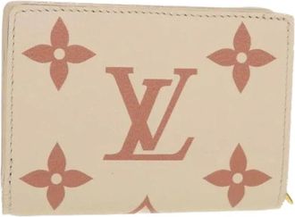 Louis Vuitton Pre-owned Wallets, female, White, Size: ONE SIZE Pre-owned Leather Wallet
