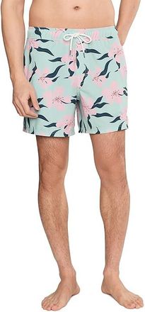 Rvca Resort Elastic 16 Mens Shorts Blue Haze : 2XL, Cotton/Polyester