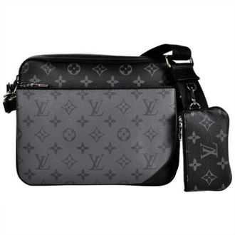 Louis Vuitton Vintage Cross Body Bags, unisex, Black, ONE SIZE, Pre-owned Vintage Cross Body Bag