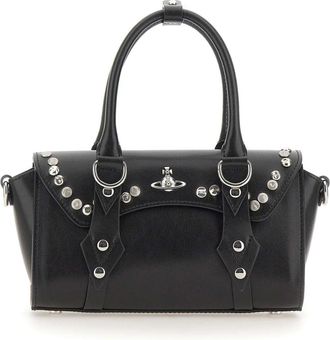 Vivienne Westwood Bettina Mini - Dames - Handtassen - Zwart - ONE Size - Leer - Tassen