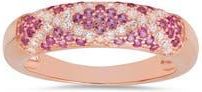 Queen Jewels Cubic Zirconia Pavé Ring in Rose Gold at Nordstrom Rack, Size 10
