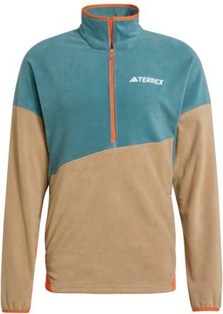 ADIDAS TERREX Terrex Multi Climawarm Fleece Anorak Fleecejacke für Herren | beige