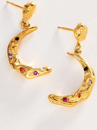 Hermina Athens M&eacute;li&egrave;s Moon Stardust Drop Earrings
