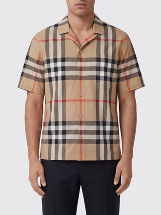 Burberry Camicia Burberry in seta con stampa Vintage Check