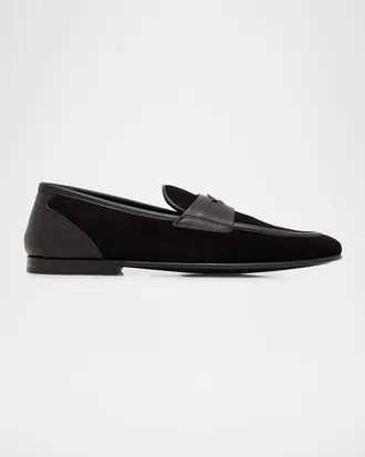 Dolce & Gabbana Men & apos;s Split Calfskin Penny Loafers