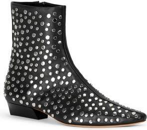 Staud Wally Flat Ankle Boot in Rivets at Nordstrom Rack, Size 7.5Us / 37.5Eu